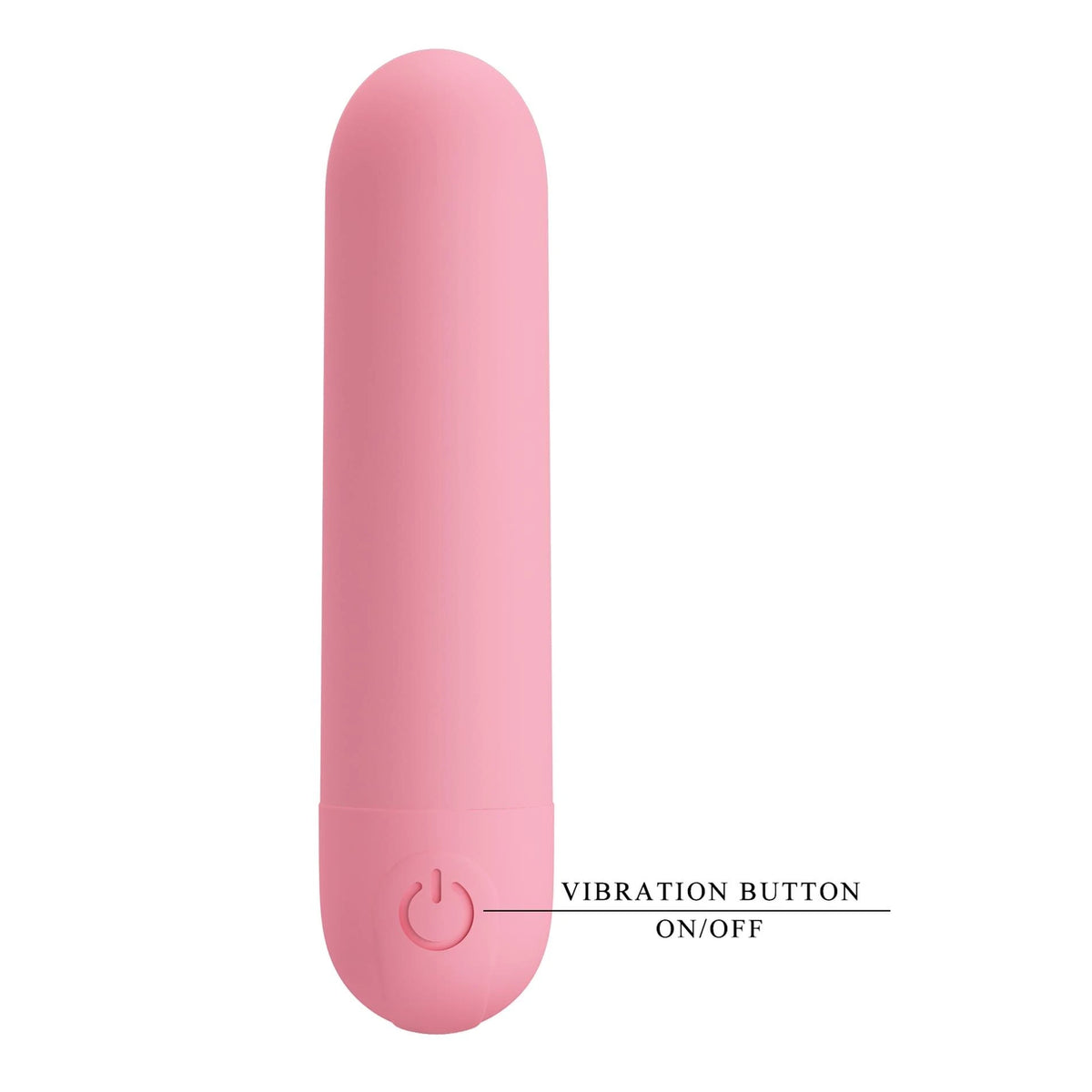 Mini vibratore Stefan 10 funzioni – ricaricabile, rosa BI-300085-3 | Pretty Love