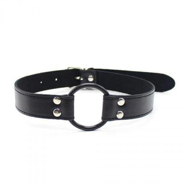 Knebel-Easy Belt Ring Gag (black)