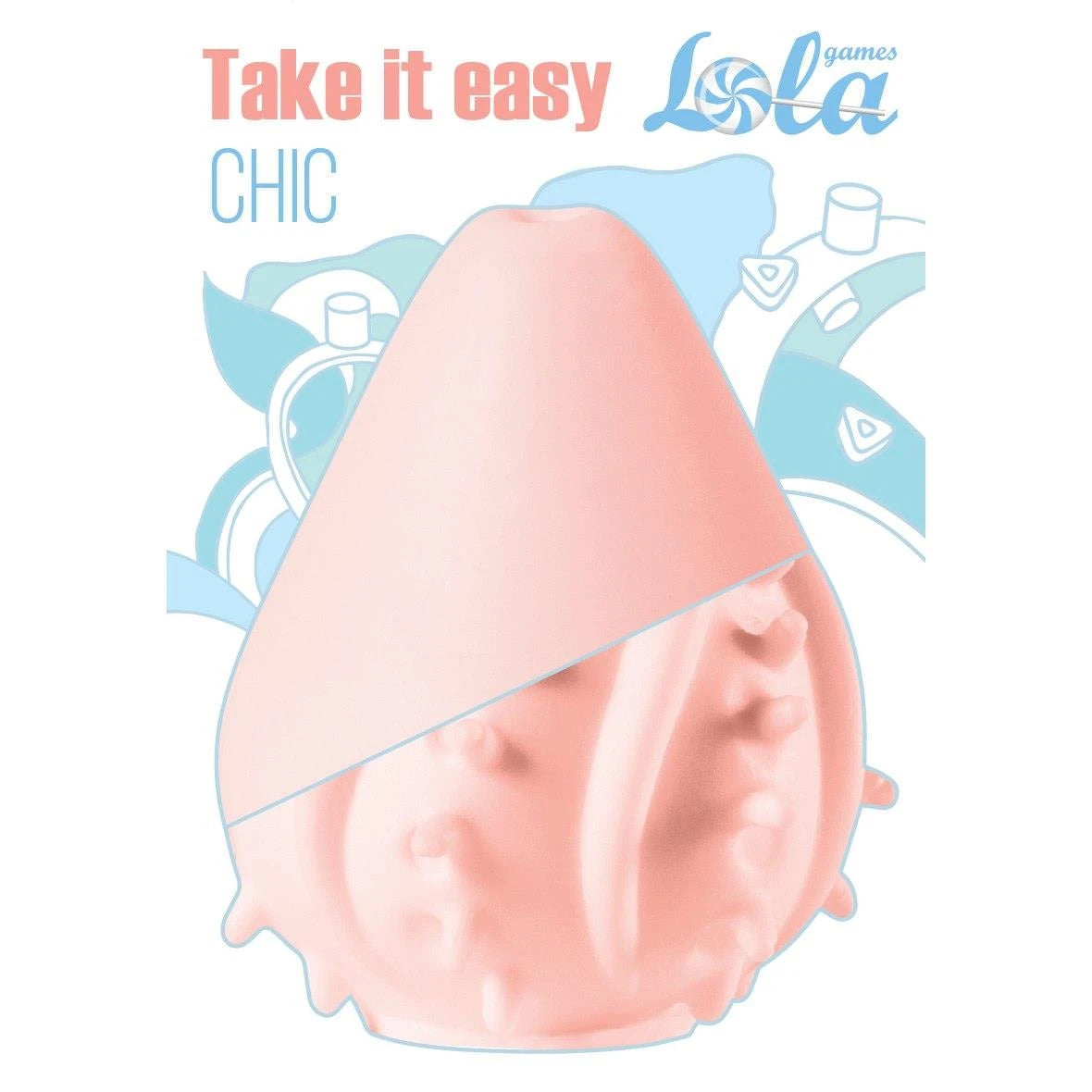 Masturbatore Take Easy Chic – rosa | Lola Toys