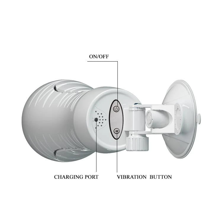 Masturbateur Flora 12 fonctions – rechargeable, vibrant BM-00900T48Z-1 | Crazy Bull