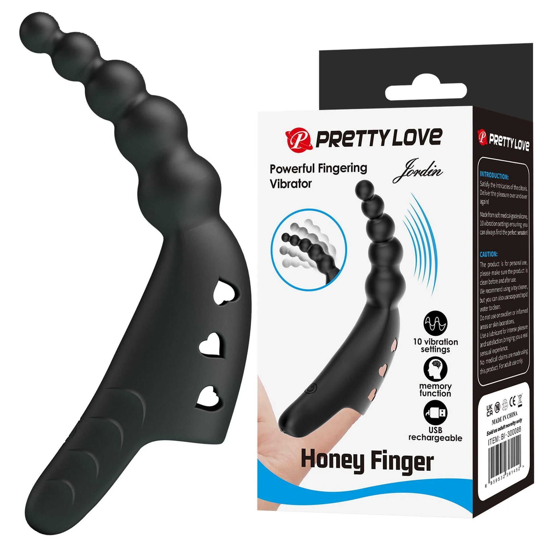 PRETTY LOVE - Jordin, 10 vibrations, Silicone