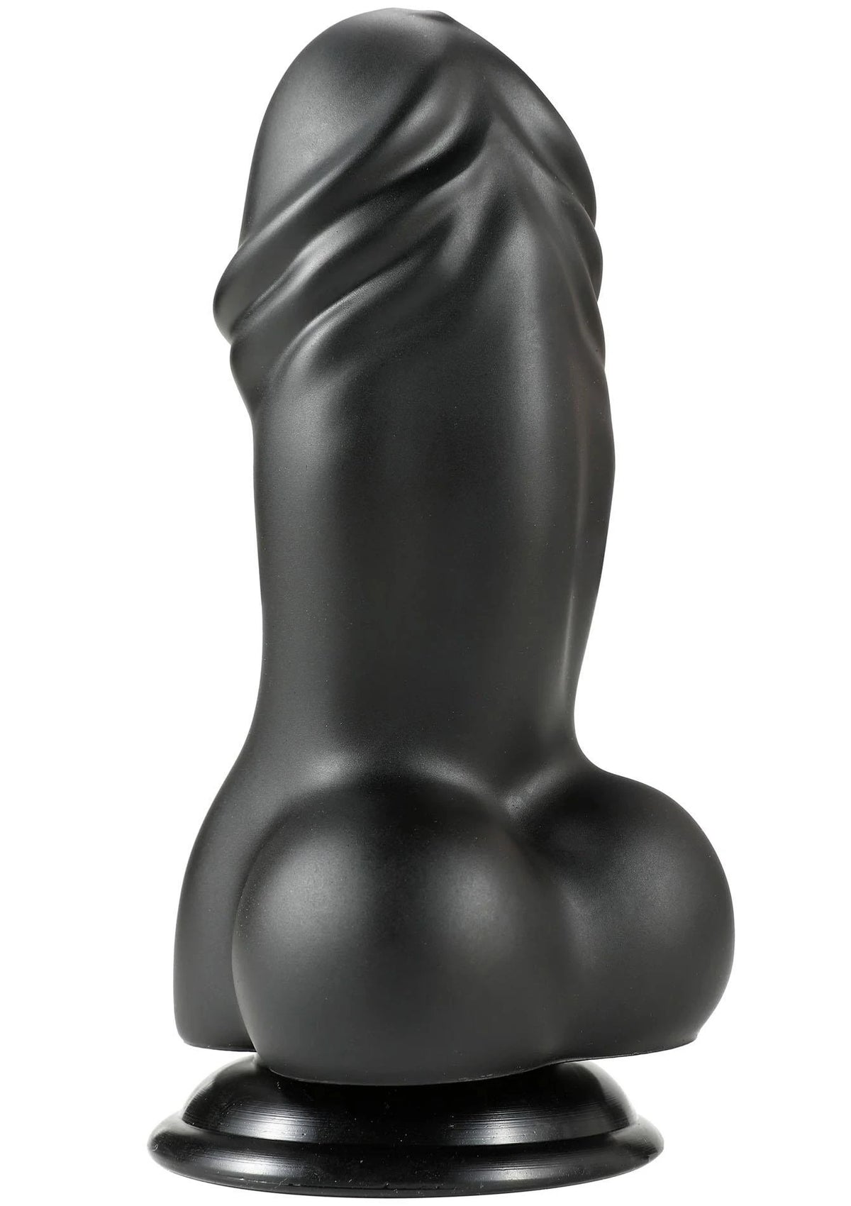 Consolador realista Fat Boys – con ventosa, wetlook, negro 30-20630-X-BLACK | Hidden Desire