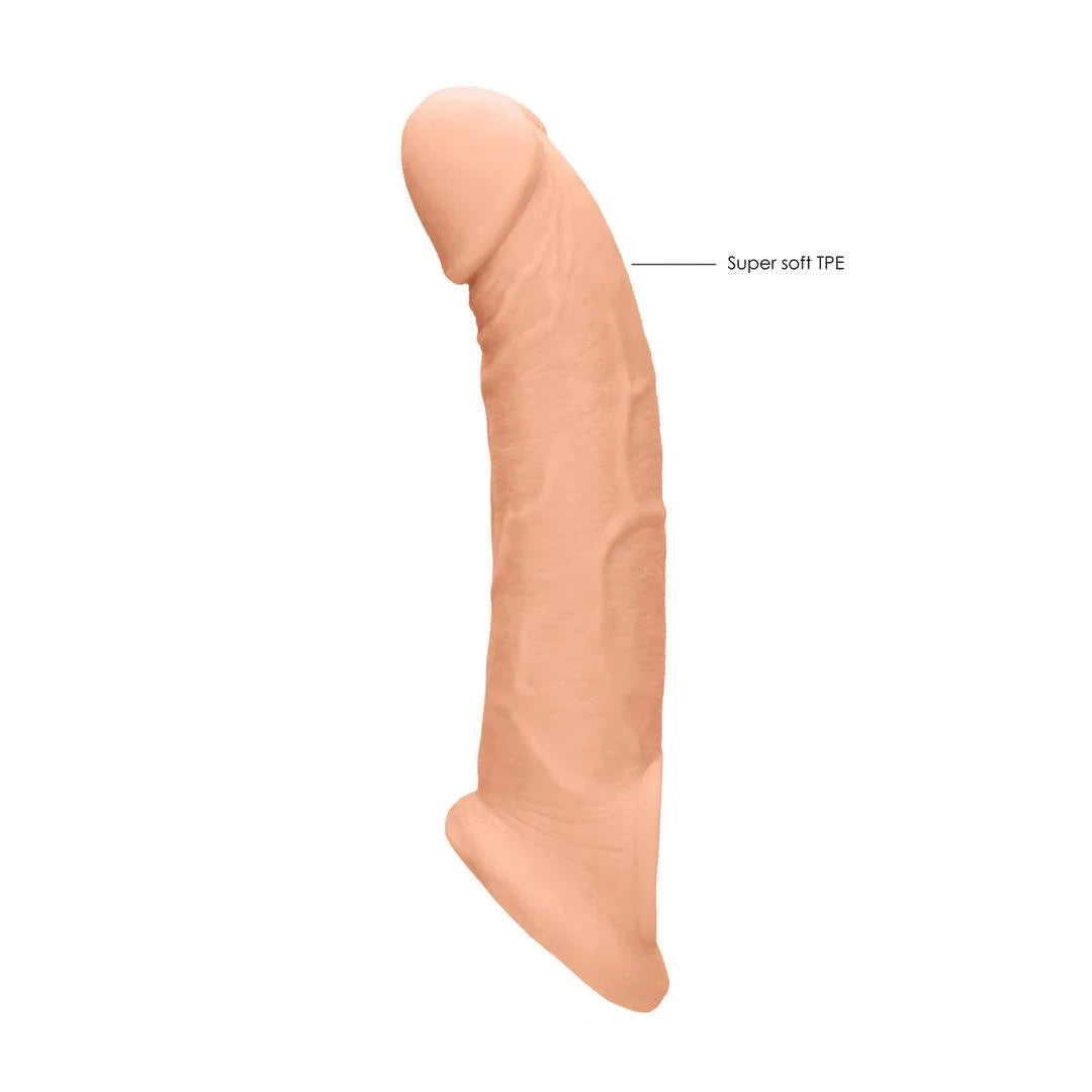 Funda para el pene Sheath 19.8 cm – con calor, nude | RealRock
