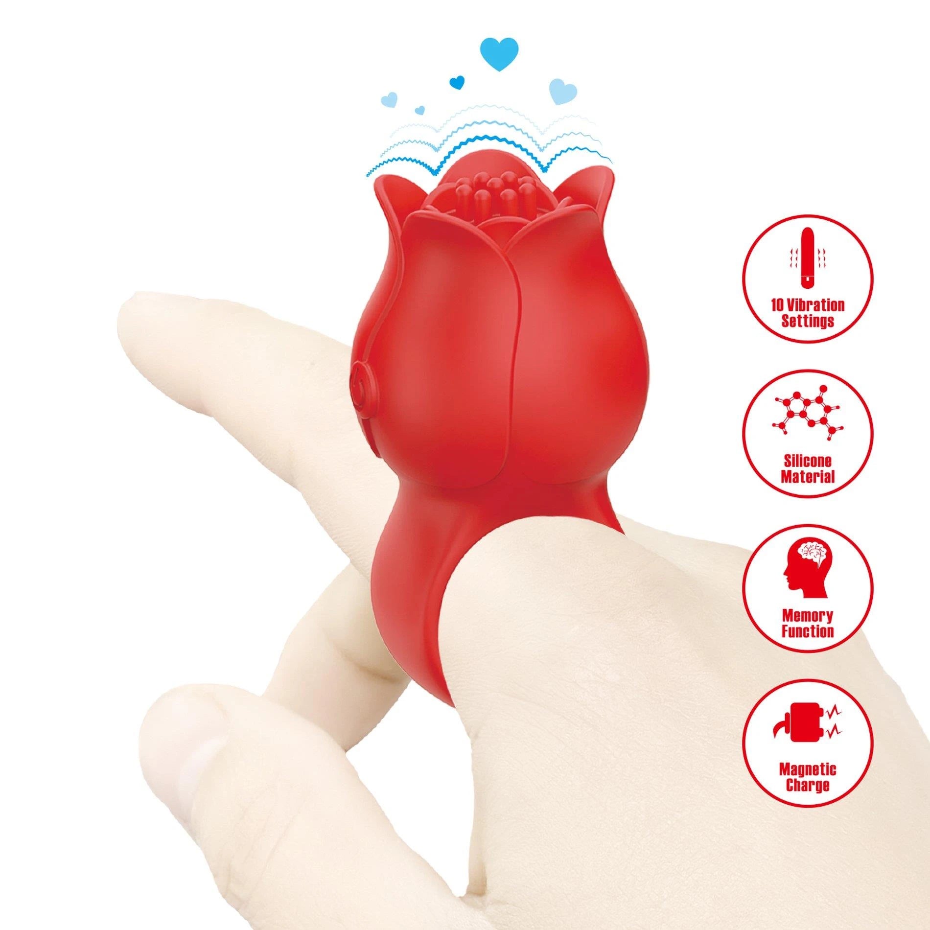 JAE, 10 fonctions de vibration, Silicone ABS