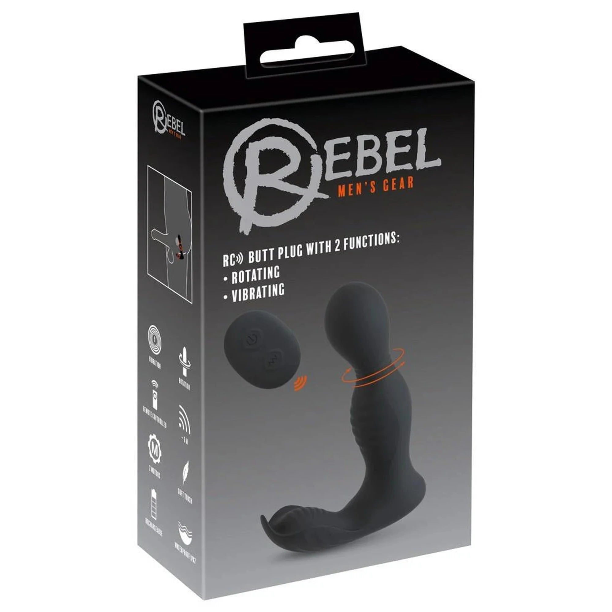 Plug anal RC à 2 fonctions