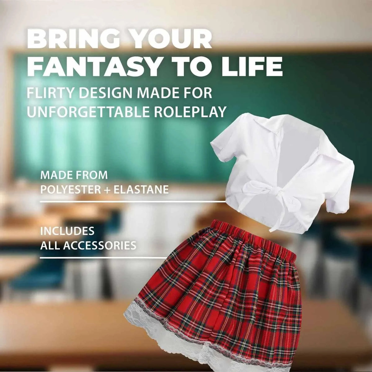Fantasia Schoolgirl – branca | S-Line