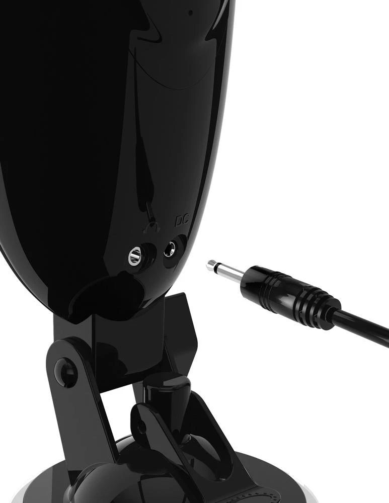 Masturbador Dirty Talk Starter Stroker 10 funciones – recargable, negro | PDX Elite