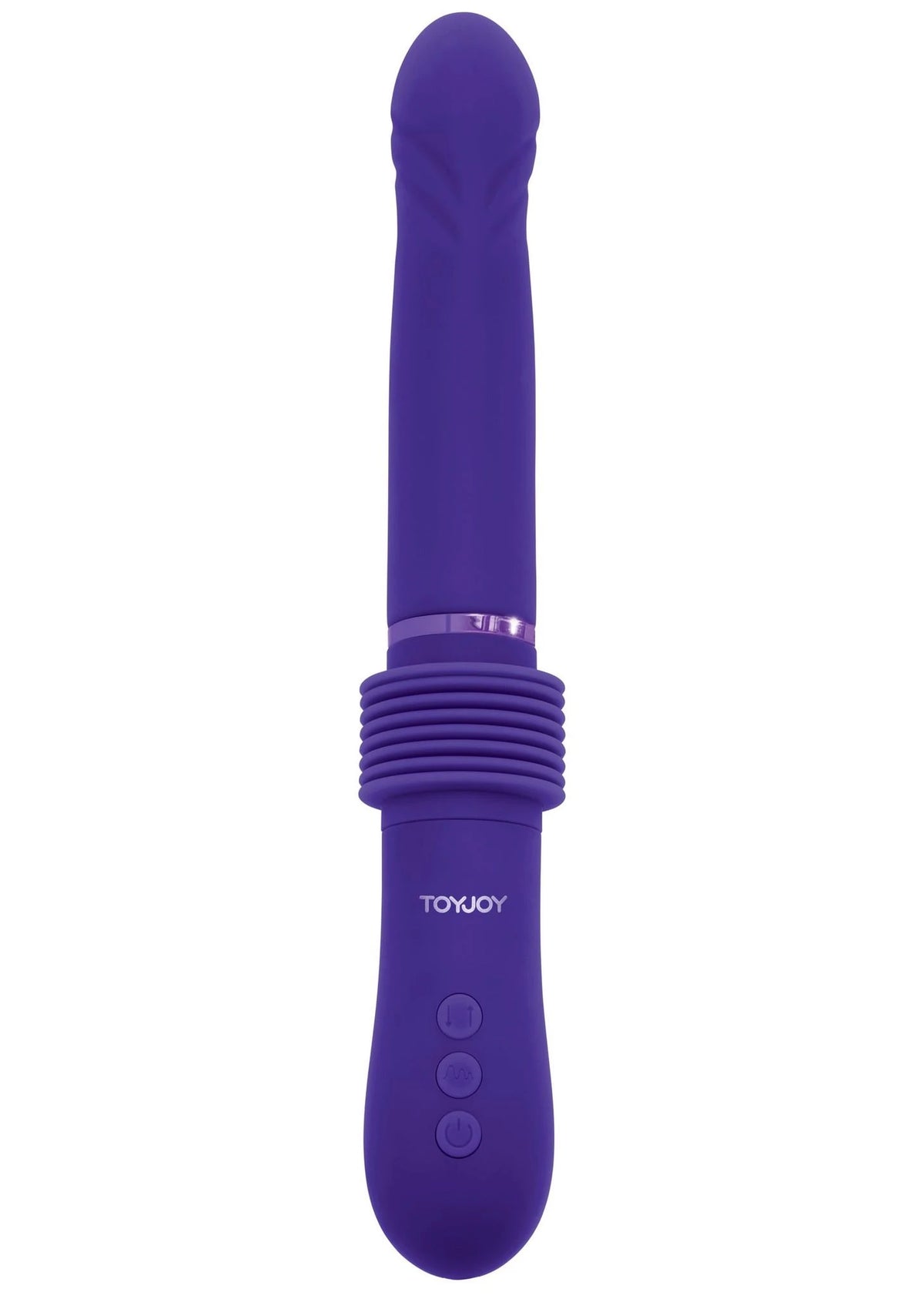 Vibrador clássico Magnum Opus Supreme Thruster 2 – com impulso, roxo | ToyJoy