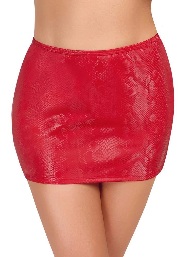 Mini-jupe rouge XL