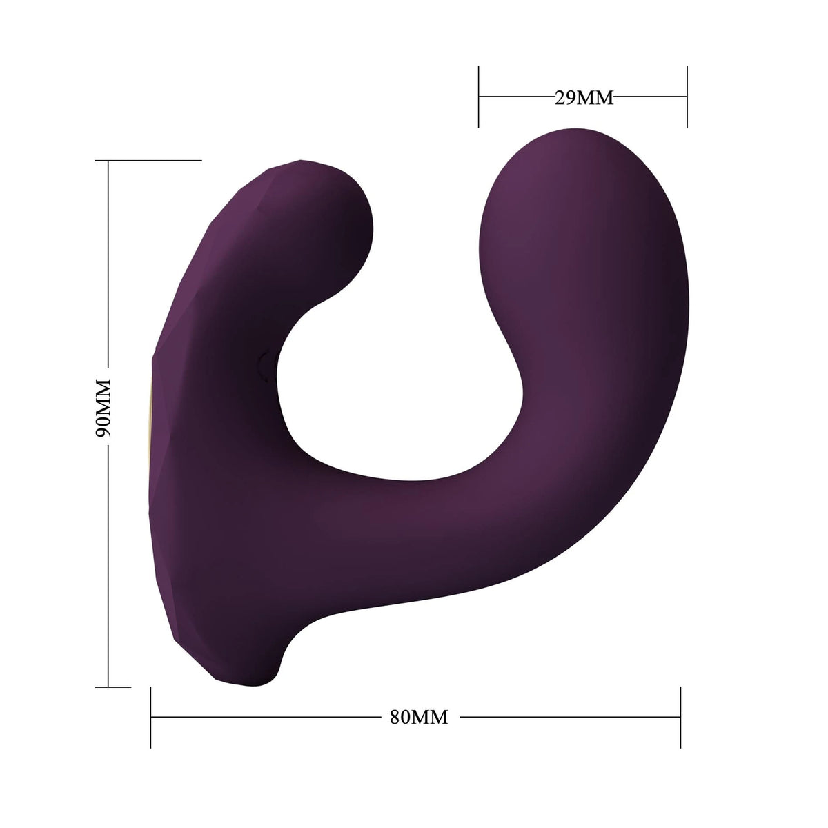 Vibratore speciale Billy Mobile 12 funzioni – controllo da app, ricaricabile, viola | Pretty Love