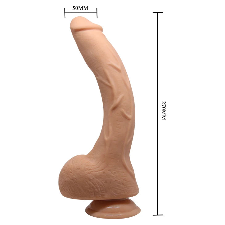 Realistischer Vibrator Jack 10.6″″ – mit Fernbedienung, hautfarben | Baile
