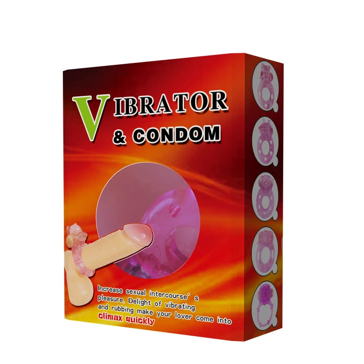 Anello fallico Bear – vibrante, rosa BI-010083 | Baile