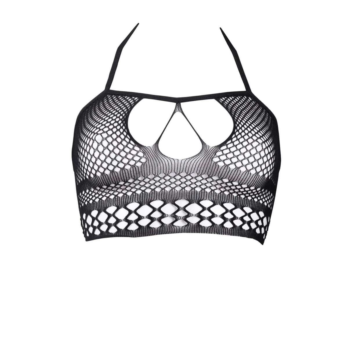 Conjunto de lingerie Halter – preto | Le Désir