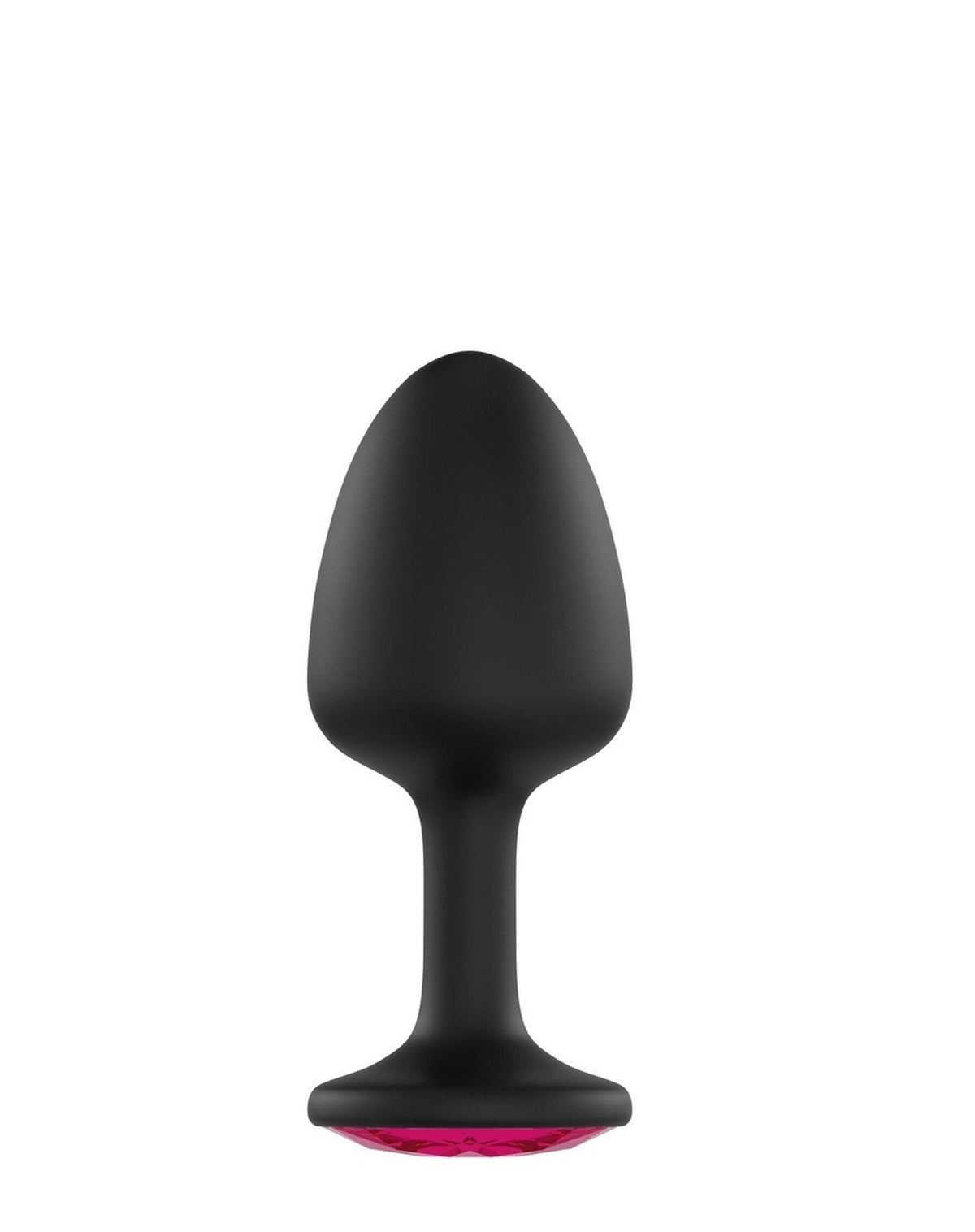 Analplug Geisha Ruby – mit Schmuckstein, schwarz | Dorcel