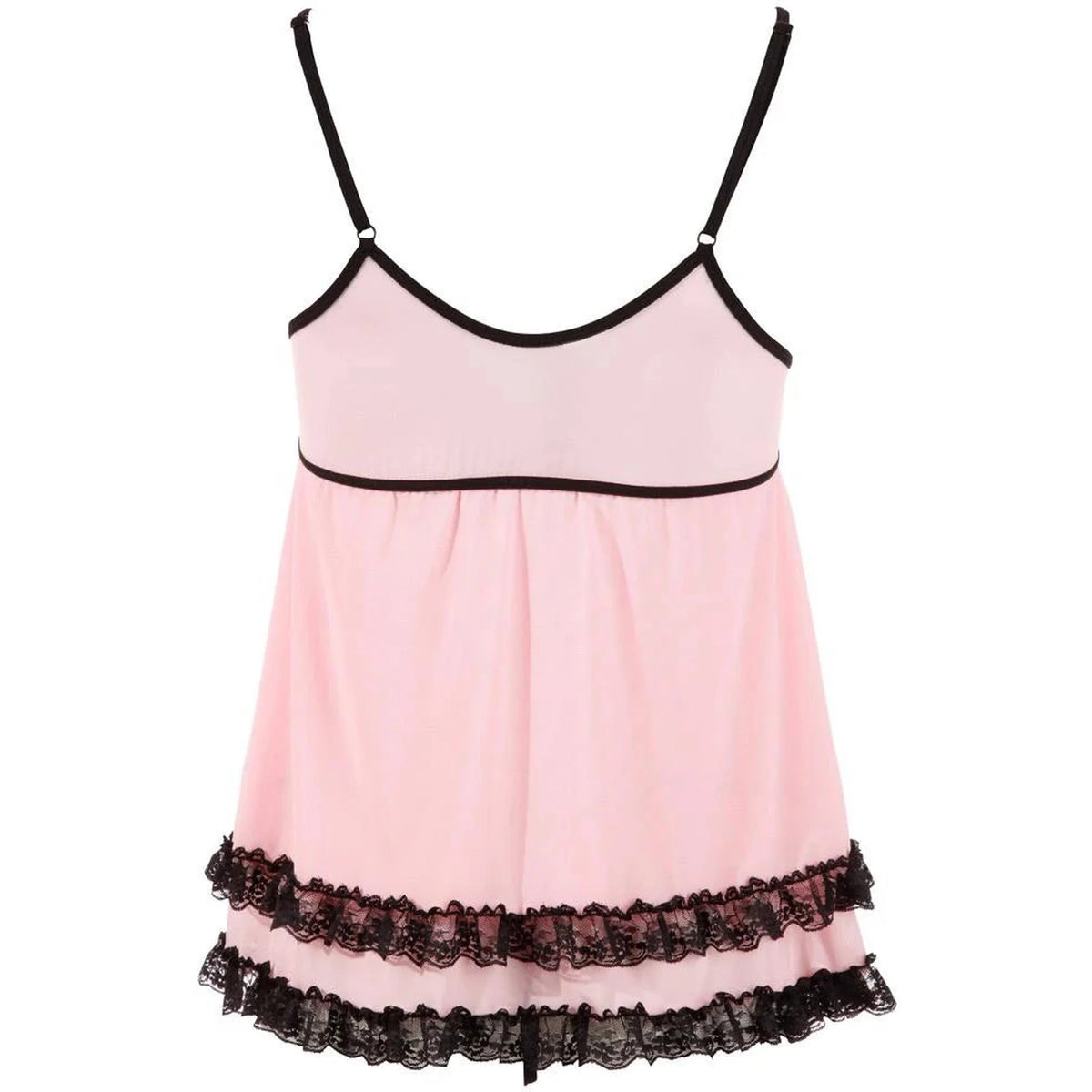 Babydoll – aus Spitze, Mini, rosa | Cottelli LINGERIE