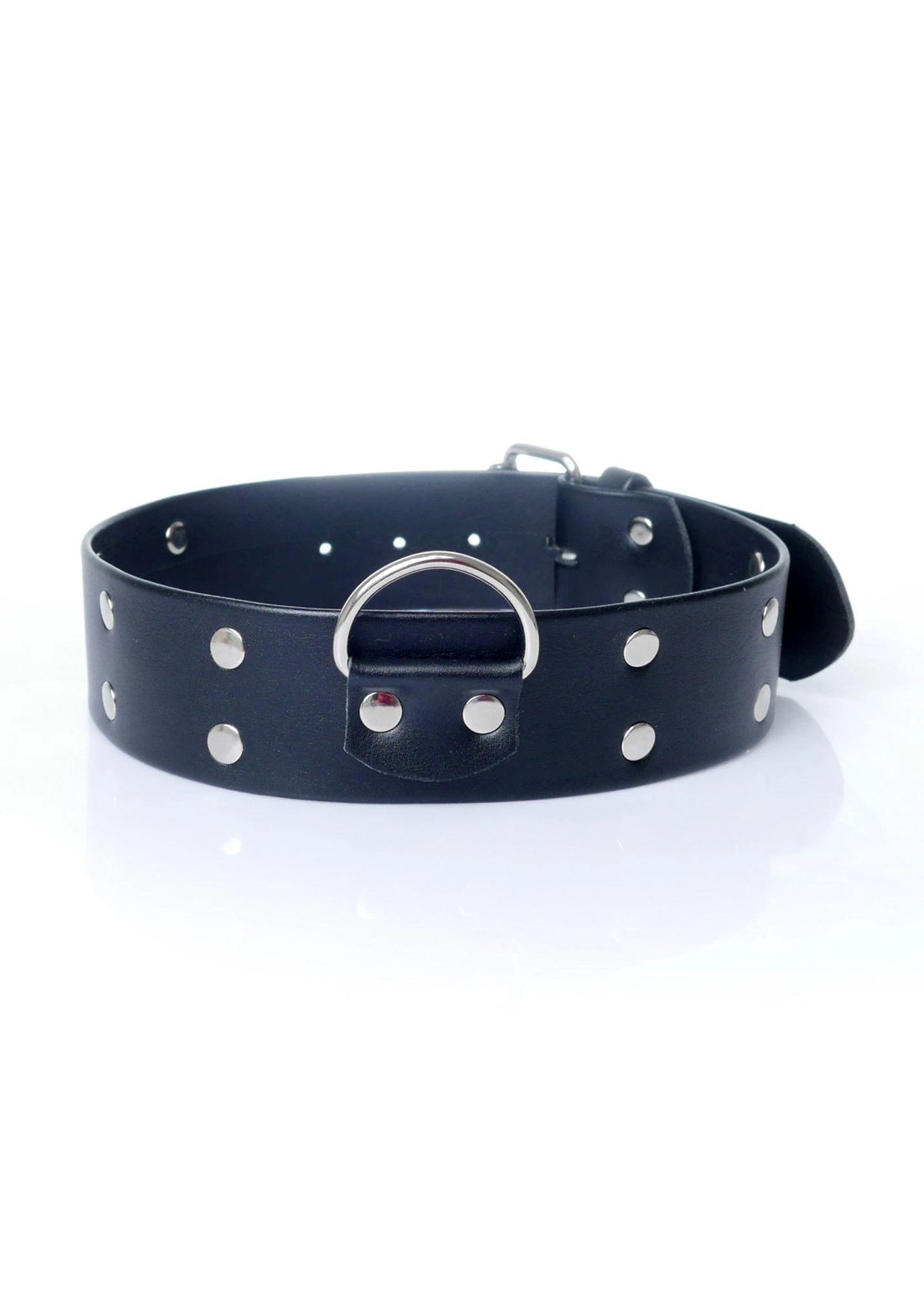 Amarra bondage Collar with studs – preta 42 cm | Favorites