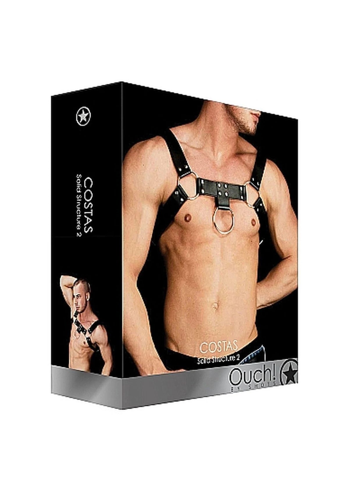 Accessorio BDSM Costas Solid Structure 2 Armor – nero | Ouch!