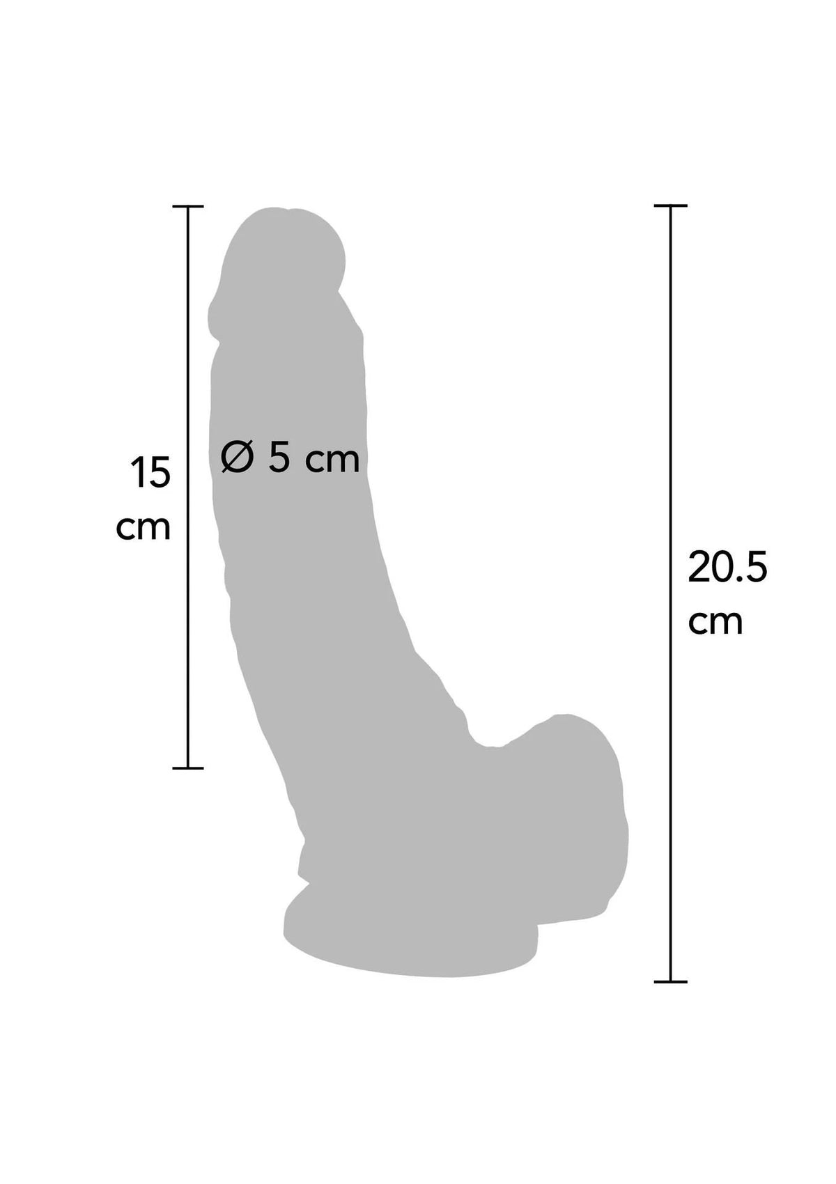Dildo realista tone – nude 30-10167-X-SKIN | ToyJoy