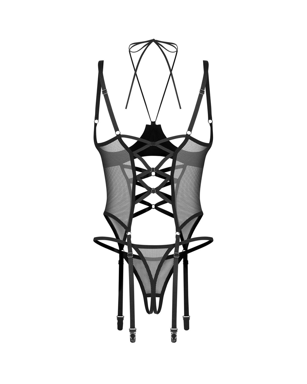 Conjunto de lingerie Dominna – preto 26332641111 | Obsessive