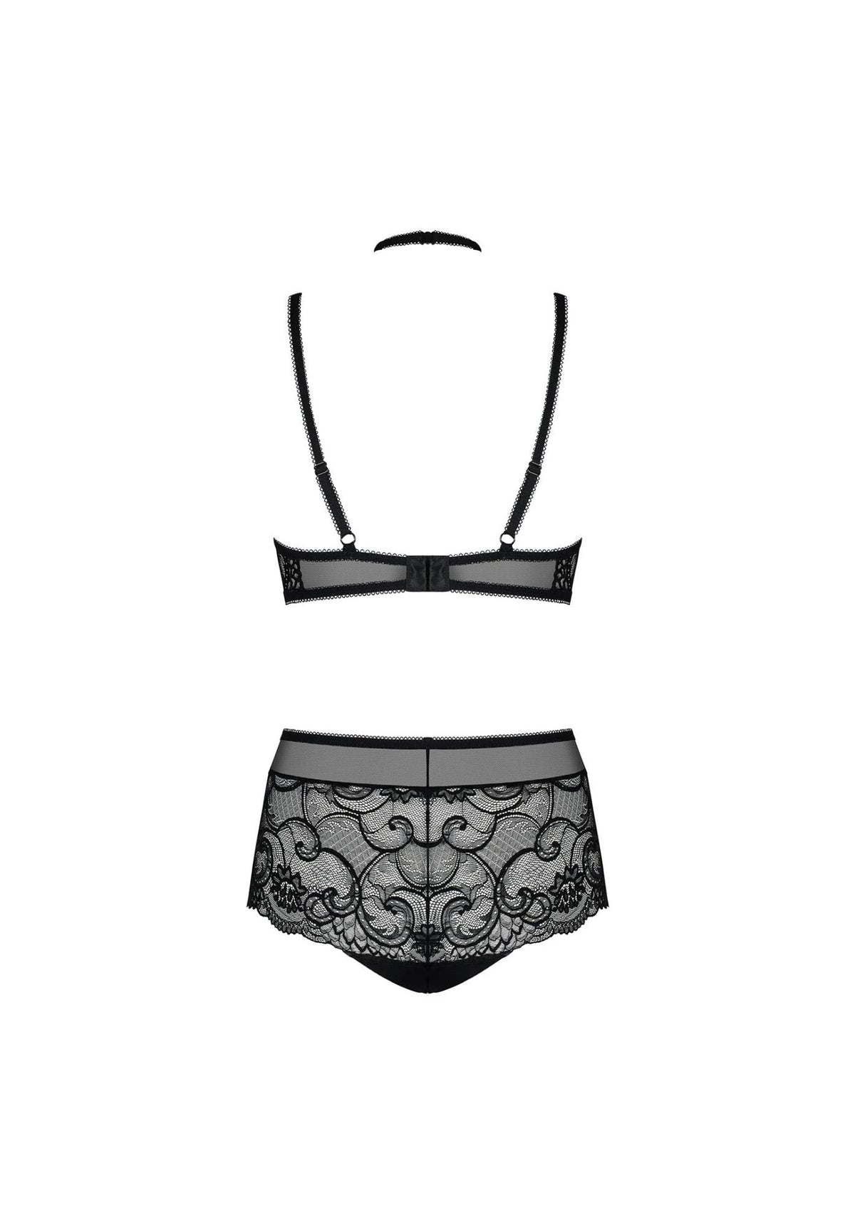 Conjunto de lencería Elizenes 2 piezas – negro | Obsessive