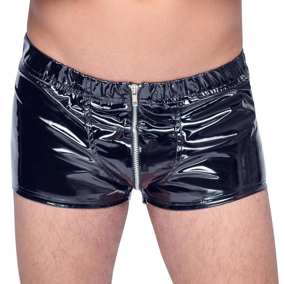 Men's pants – wetlook, black 28903301712 | Black Level
