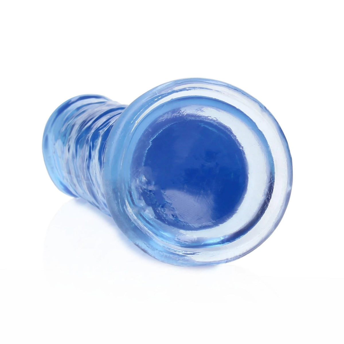 Consolador realista Straight – con ventosa, azul 5.5 cm | RealRock