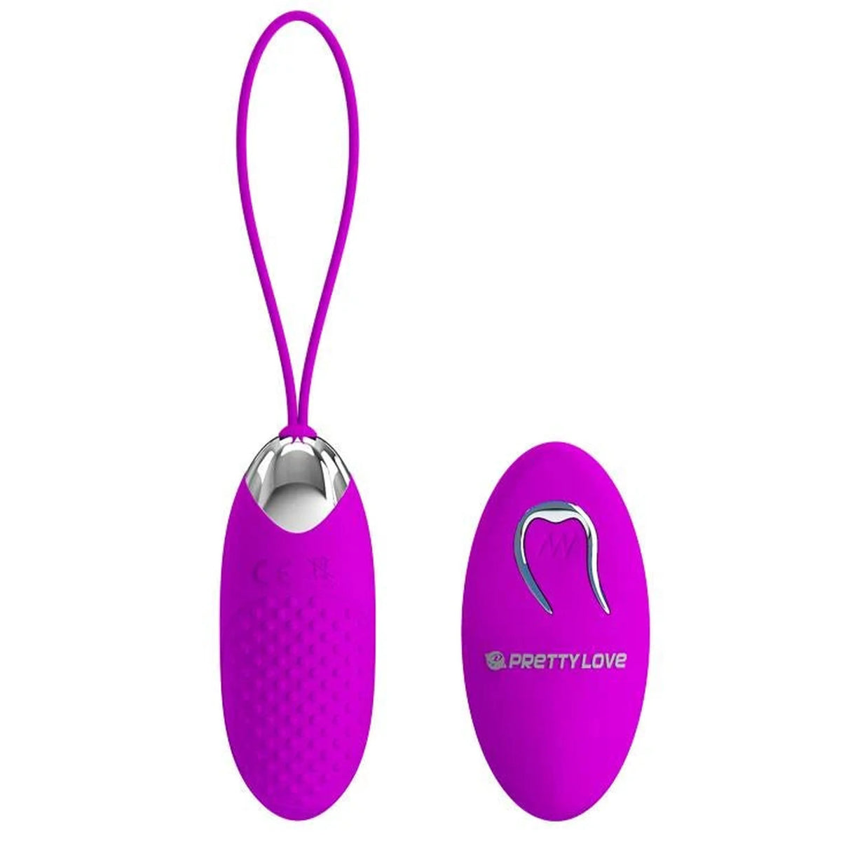 Ovetto vibrante Joanna 12 funzioni – con telecomando, ricaricabile, fucsia | Pretty Love