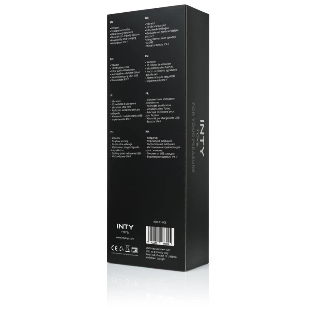 Vibrador ponto G Dash 10 funções – recarregável | INTY Toys