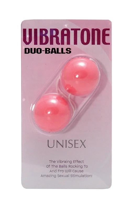 VIBRATONE DUO BALLS ROSE SOUS BLISTER
