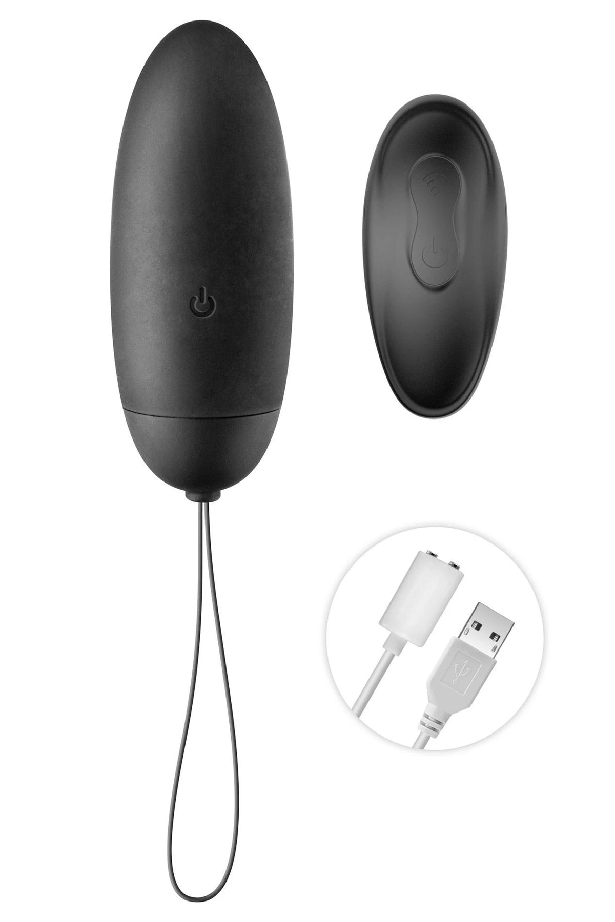 Ovetto vibrante Vibrant Empress – con telecomando, ricaricabile, nero | Black Empire