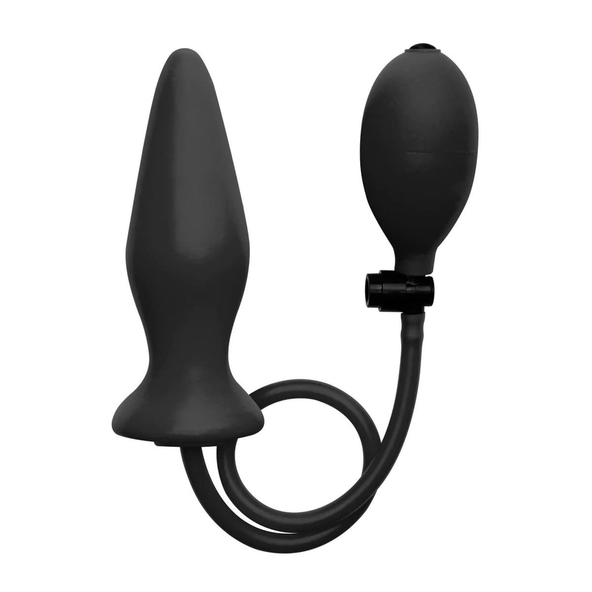 Plug anale – gonfiabile, nero | Ouch!