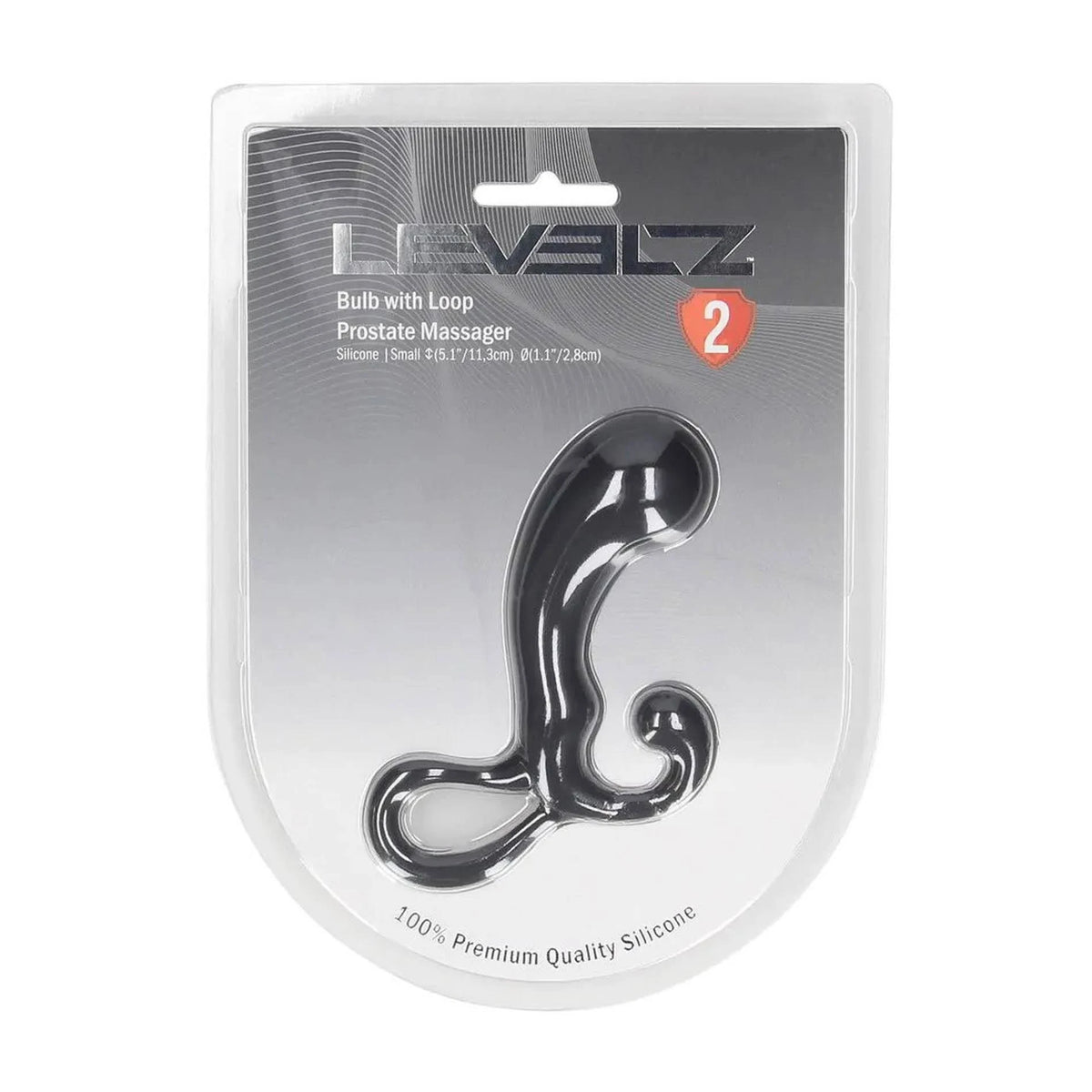 Massaggiatore prostatico Bulb with Loop – nero 36-LVL02-0021BLK | Levelz