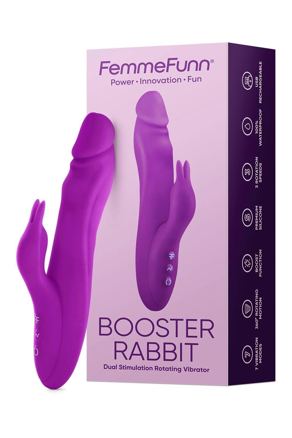 FEMMEFUNN BOOSTER RABBIT VIOLET