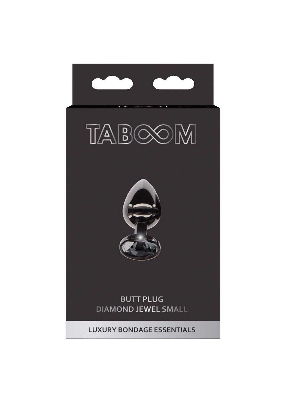 Plug anale – con gioiello, nero 30-17116-X-BLACK | Taboom