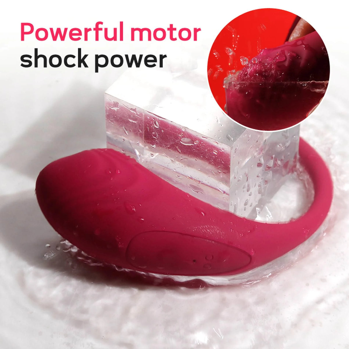 Vibrating egg 9 speeds – app-controlled, rechargeable, red | Favorites