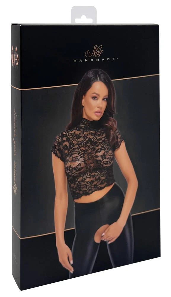Haut Noir Dentelle M