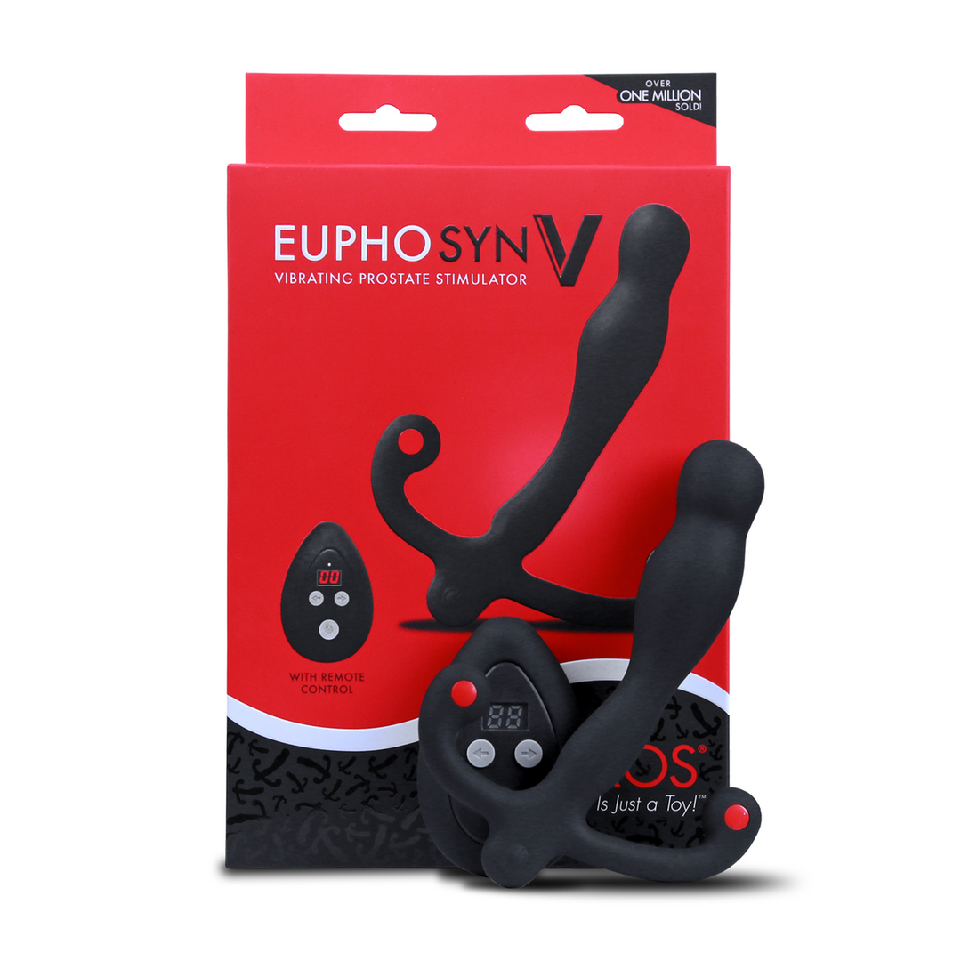 Massaggiatore prostatico Eupho Syn 4 funzioni – con telecomando, nero | Aneros