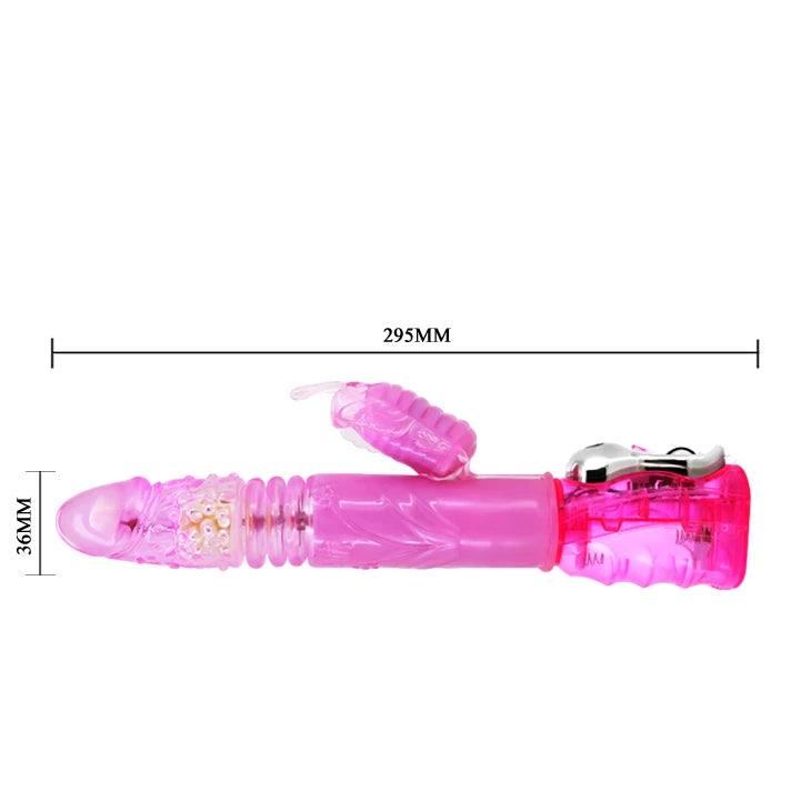 Vibromasseur rabbit Travel Partner – à va-et-vient, rotatif | Baile