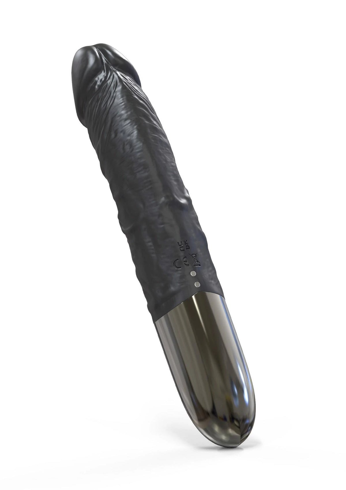 Vibrador realista 12 funções – preto | Hidden Desire