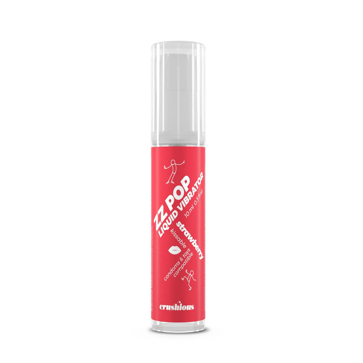 Lubrificante ZZ Pop Kissable Strawberry 10 ml – aromatizzato | Crushious