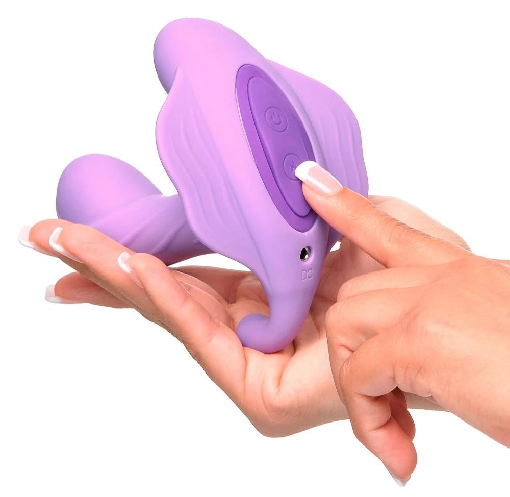 Vibromasseur point G Stimulate 20 fonctions – avec télécommande, rechargeable, violet | Fantasy For Her