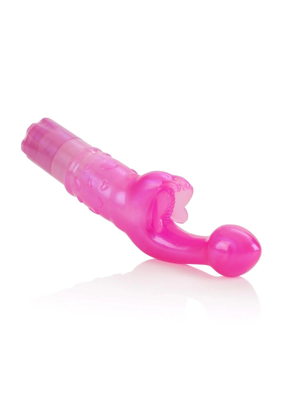 Vibratore rabbit Butterfly Kiss 3 funzioni – rosa | Calexotics