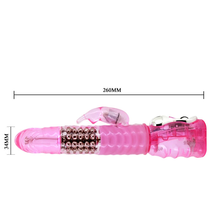 Vibratore rabbit – rotante, rosa BW-020031 | Baile