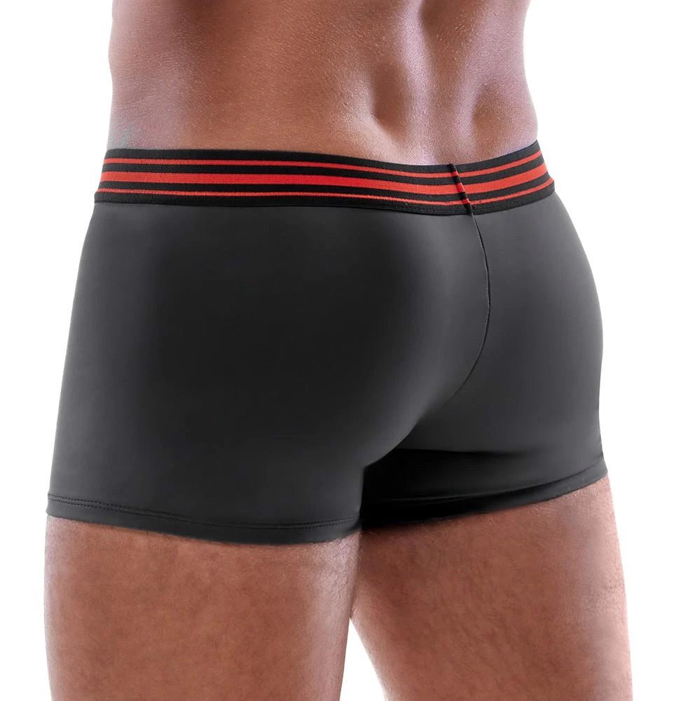 Caleçon boxeur homme noir/rouge M