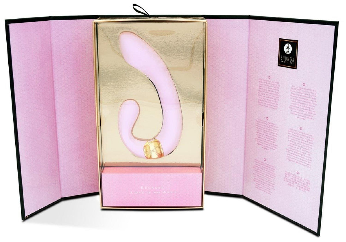 Vibratore punto G Miyo – ricaricabile, rosa | Shunga