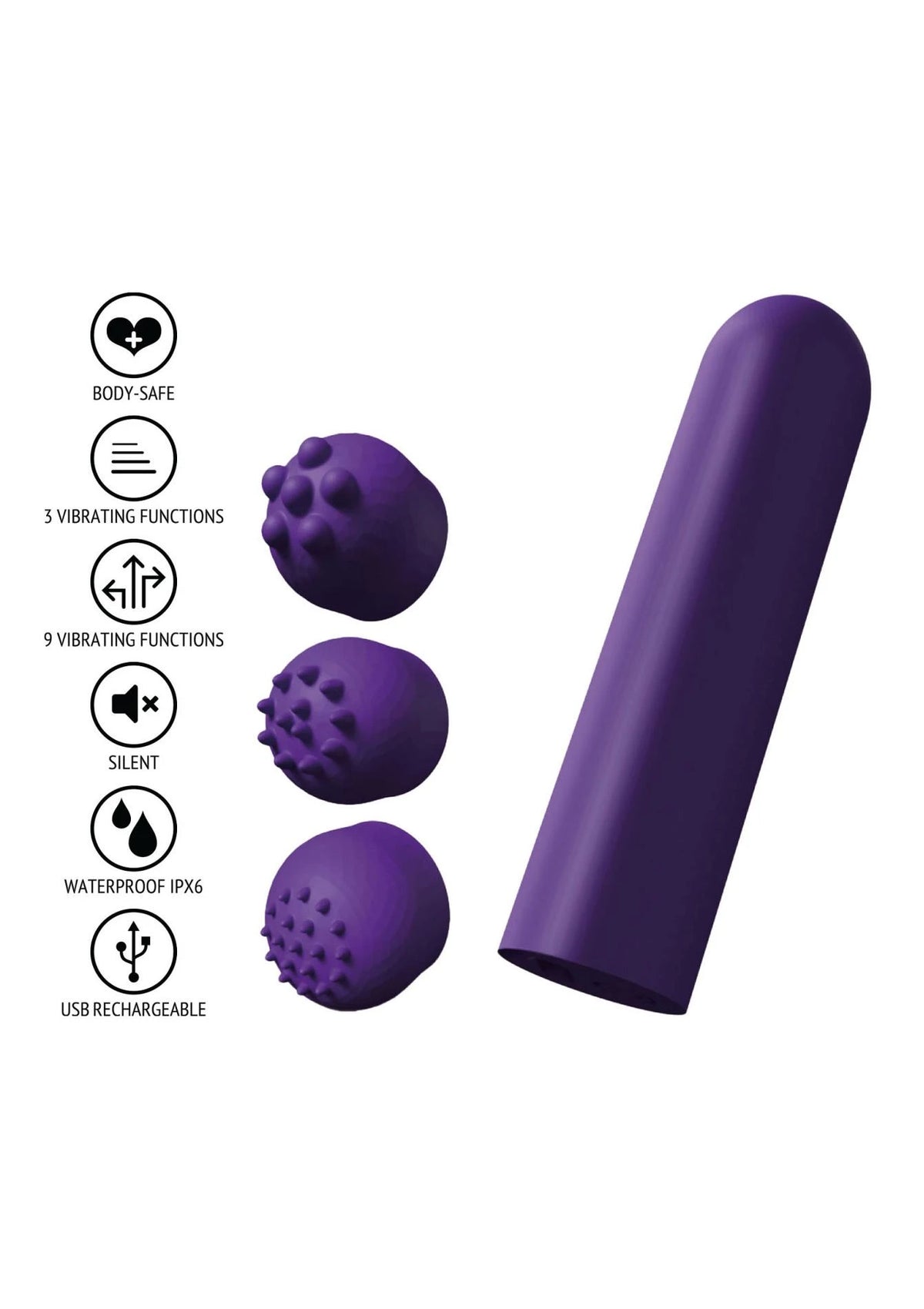 Stimulateur clitoridien – rechargeable, format poche, violet | ToyJoy