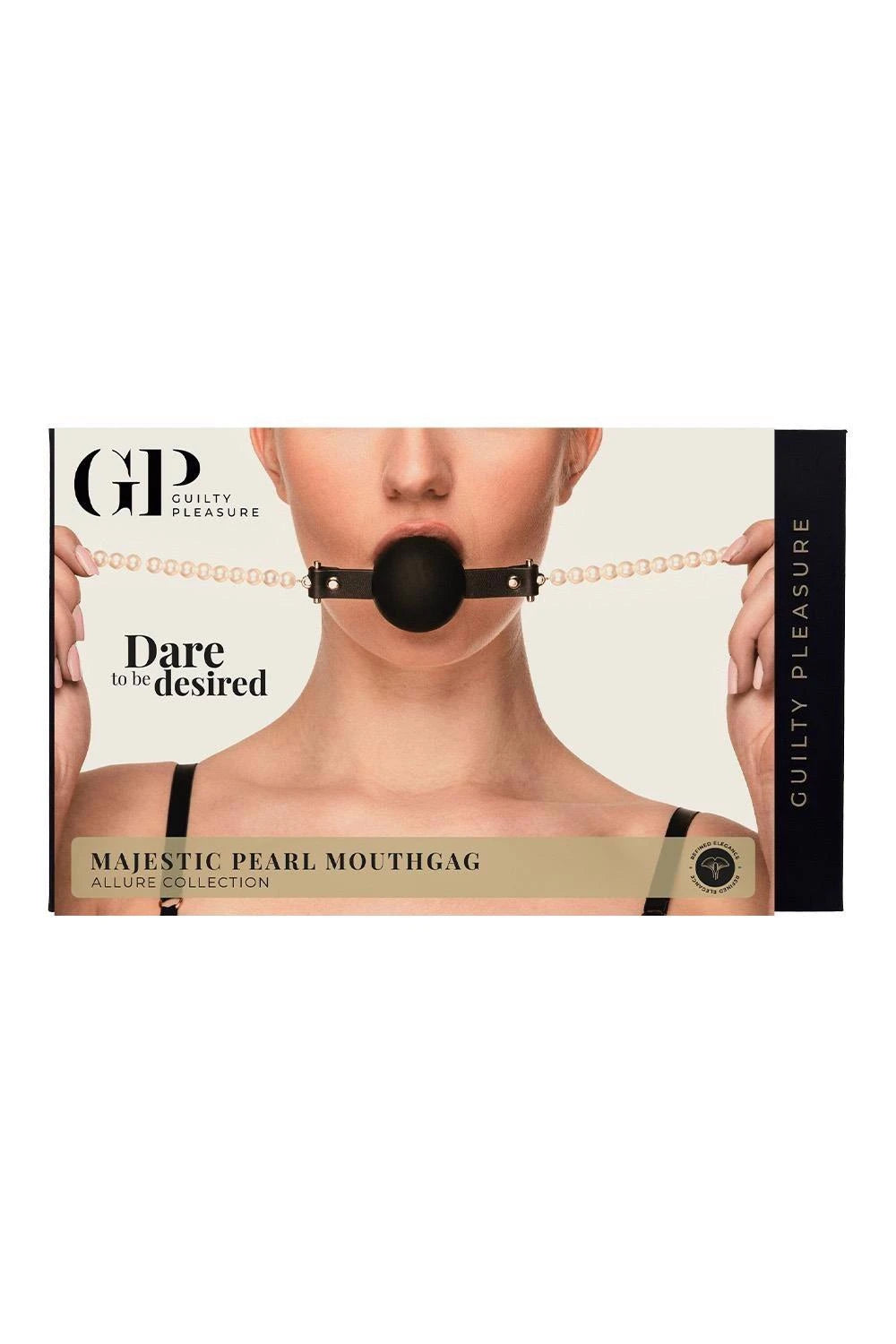 Costrizione bondage Guilty Majestic Pearl Mouthgag