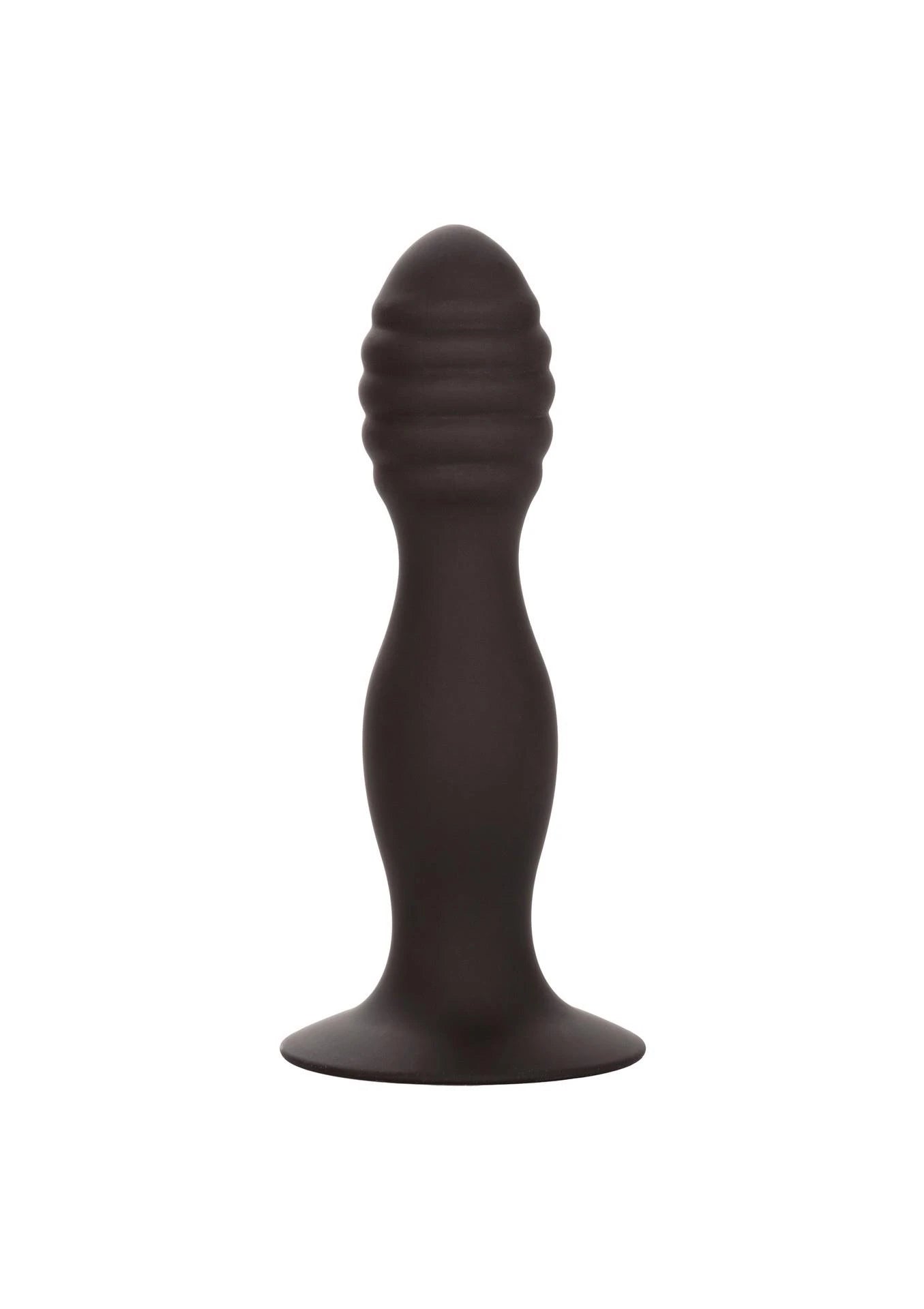 Pénis à ventouses nervuré noir