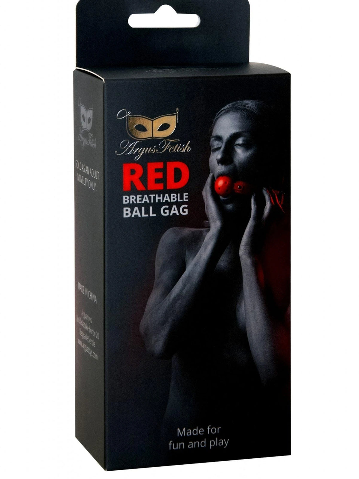 Mordaza Breathable – roja | Argus