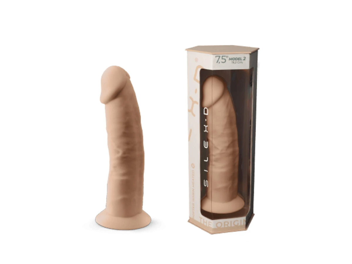 Consolador realista S.D Model 2 7.5″″ – con ventosa, nude | Silexd